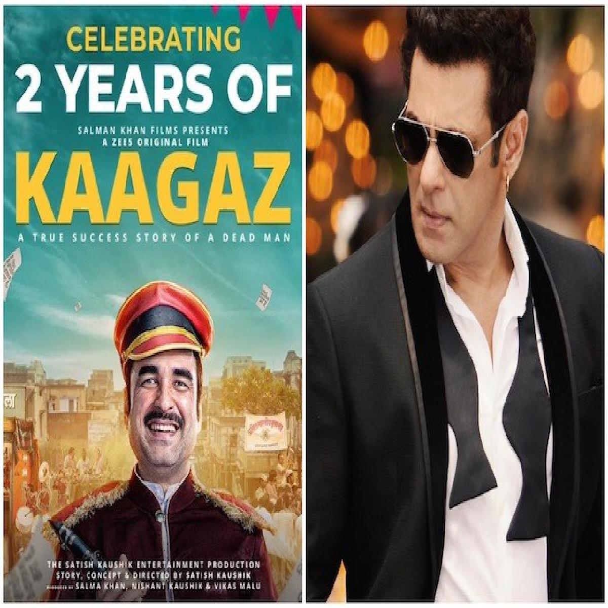 Salman Khan Celebrates 2 Years Of Kaagaz