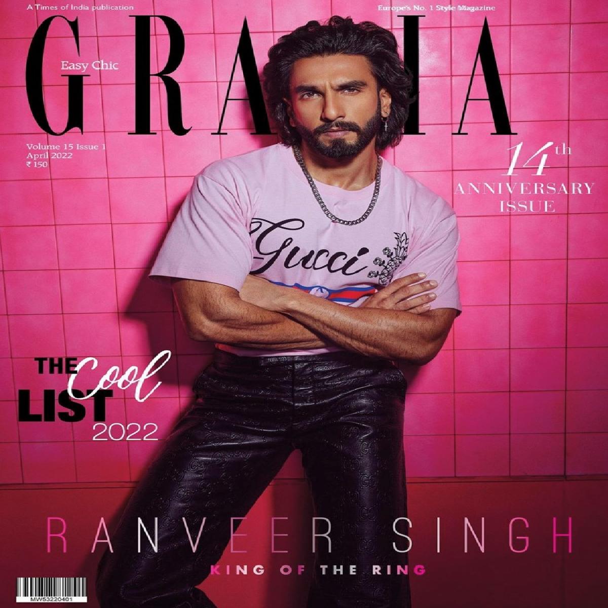 King Of The Ring – Ranveer Singh Turns Grazia Cover Star