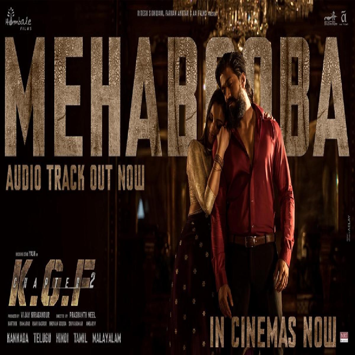 Mehbooba From KGF Chapter 2 Is Out