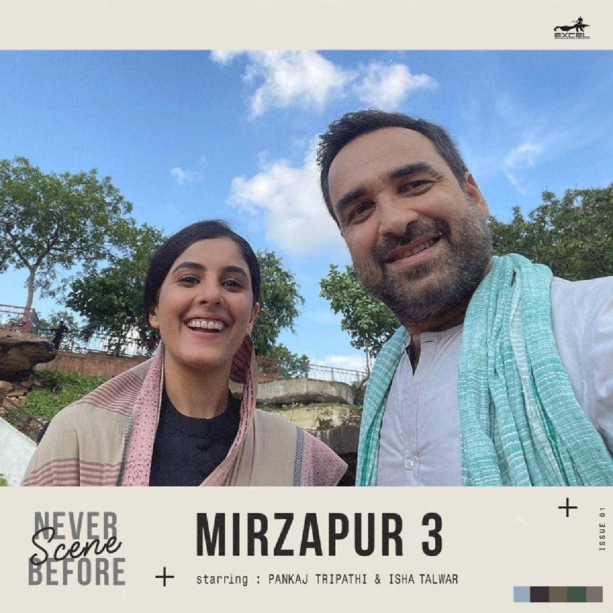 Check Out BTS From Mirzapur 3, Feat. Pankaj Tripathi And Isha Talwar