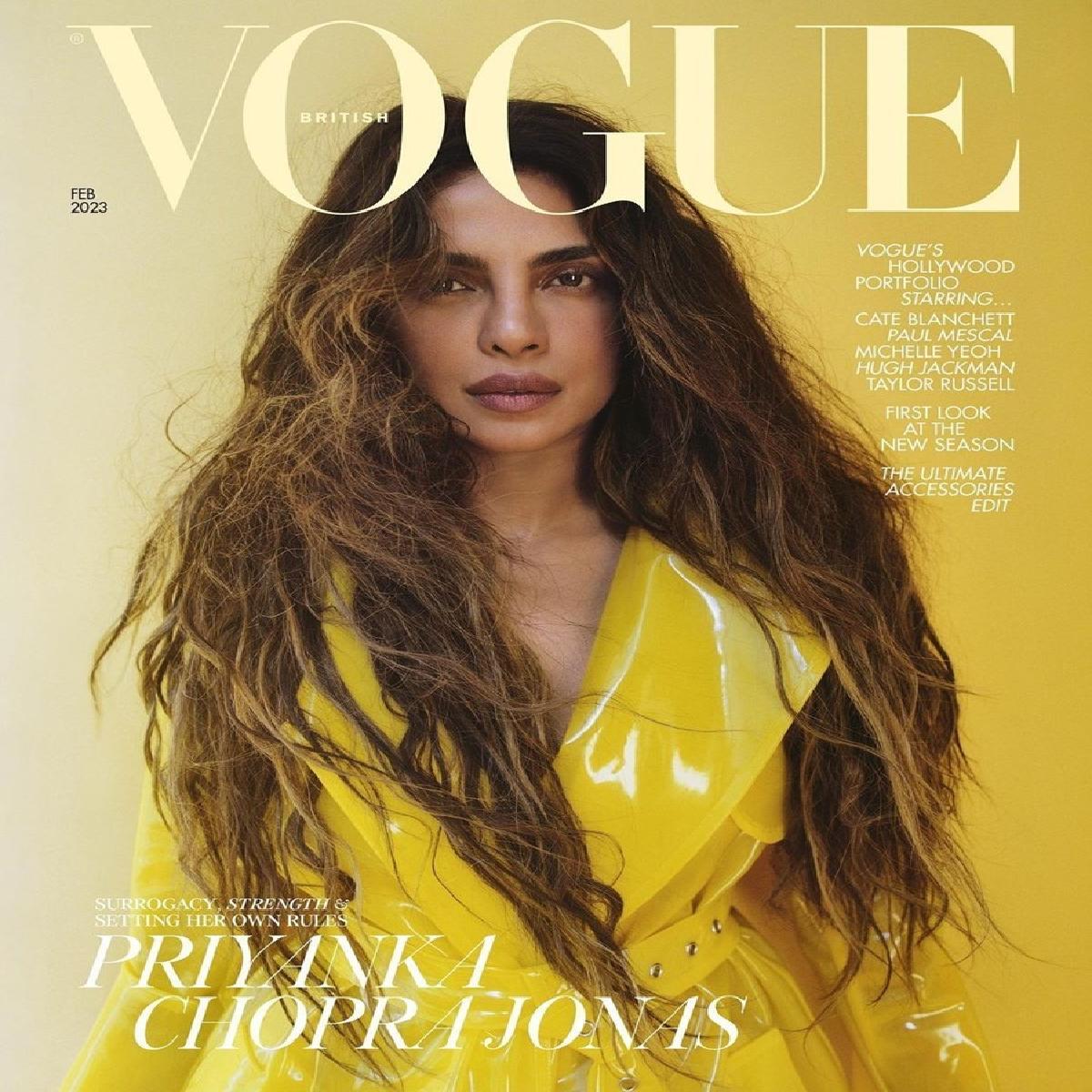 Priyanka Chopra Jonas Becomes The First Indian Actor To Rule The Cover Of British Vogue