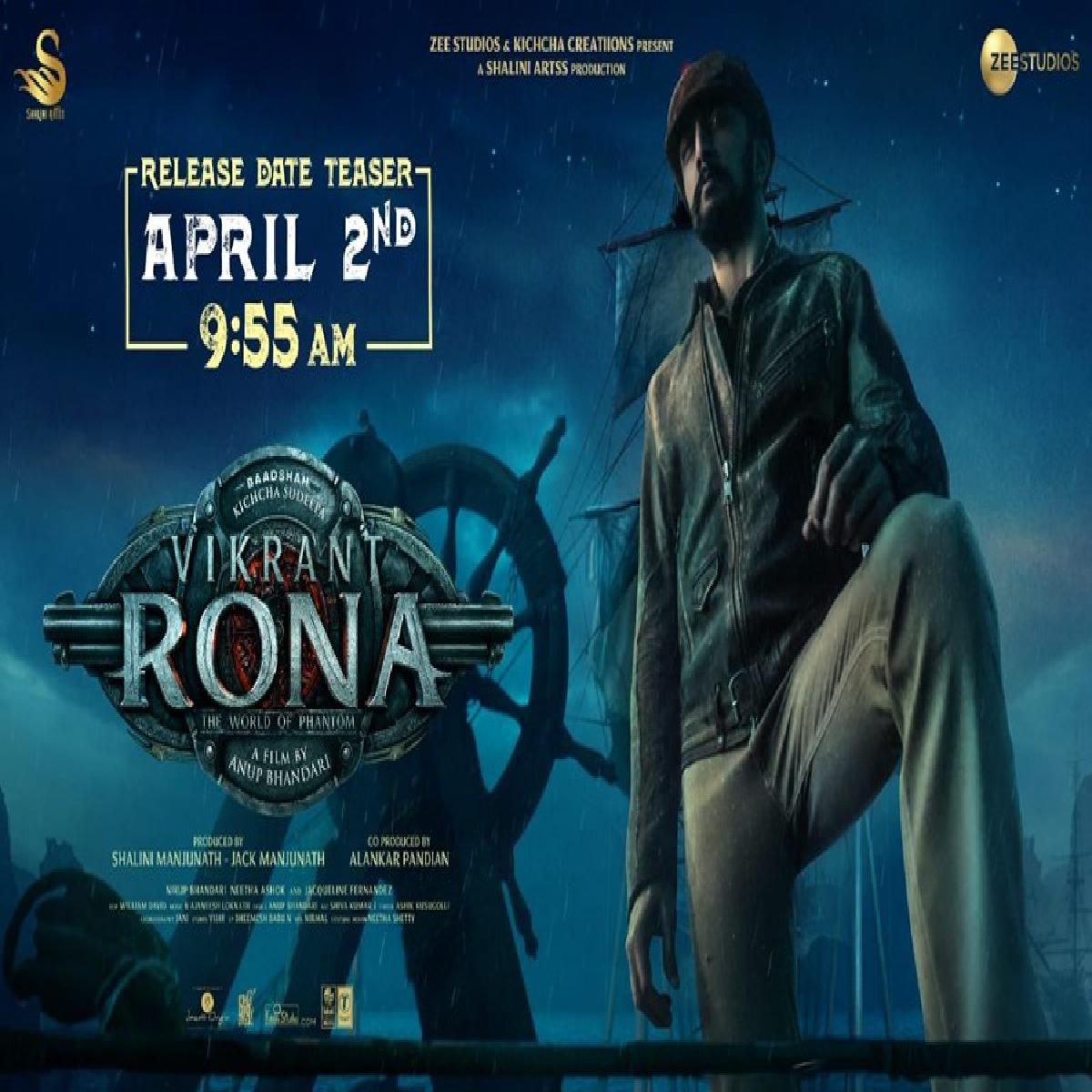 Sudeep Starrer Vikrant Rona Teaser Out On This Date