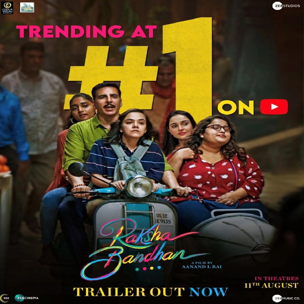 Akshay Kumar Starrer Raksha Bandhan is Trailer Is Trending