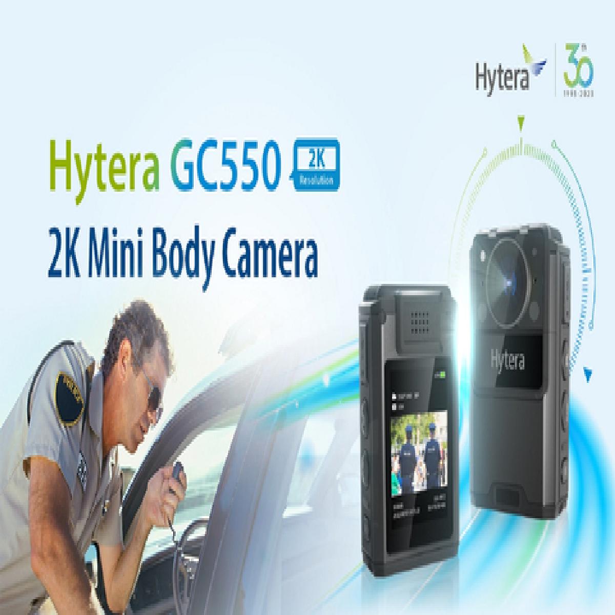 Hytera Releases Compact Body Worn Camera with 2K Resolution