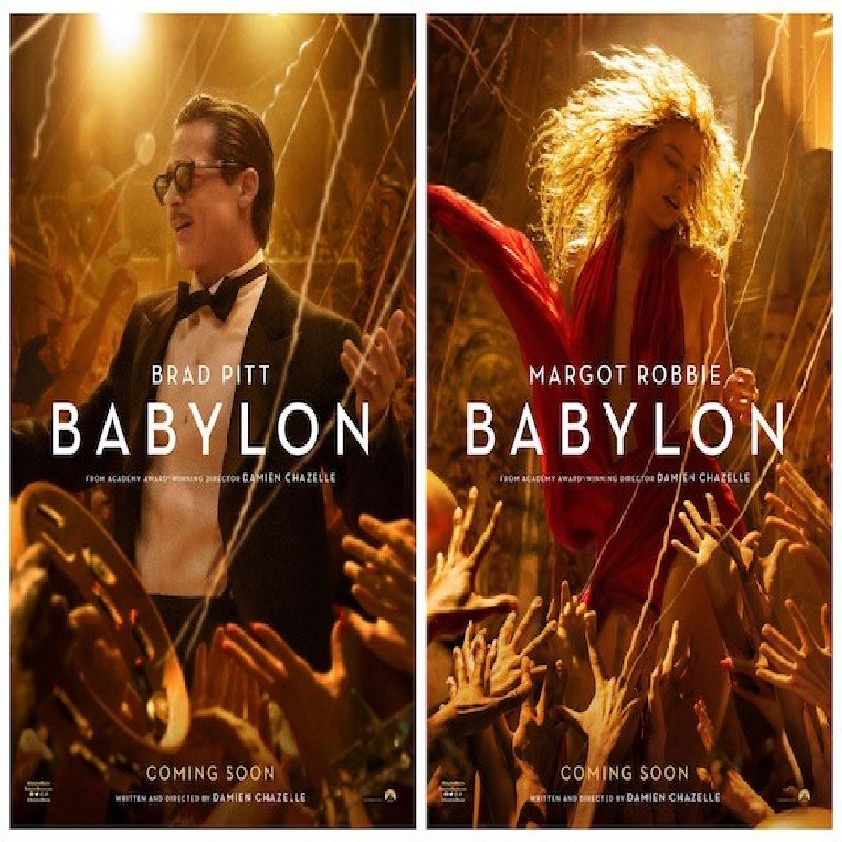 Brad Pitt And Margot Robbie In Babylon