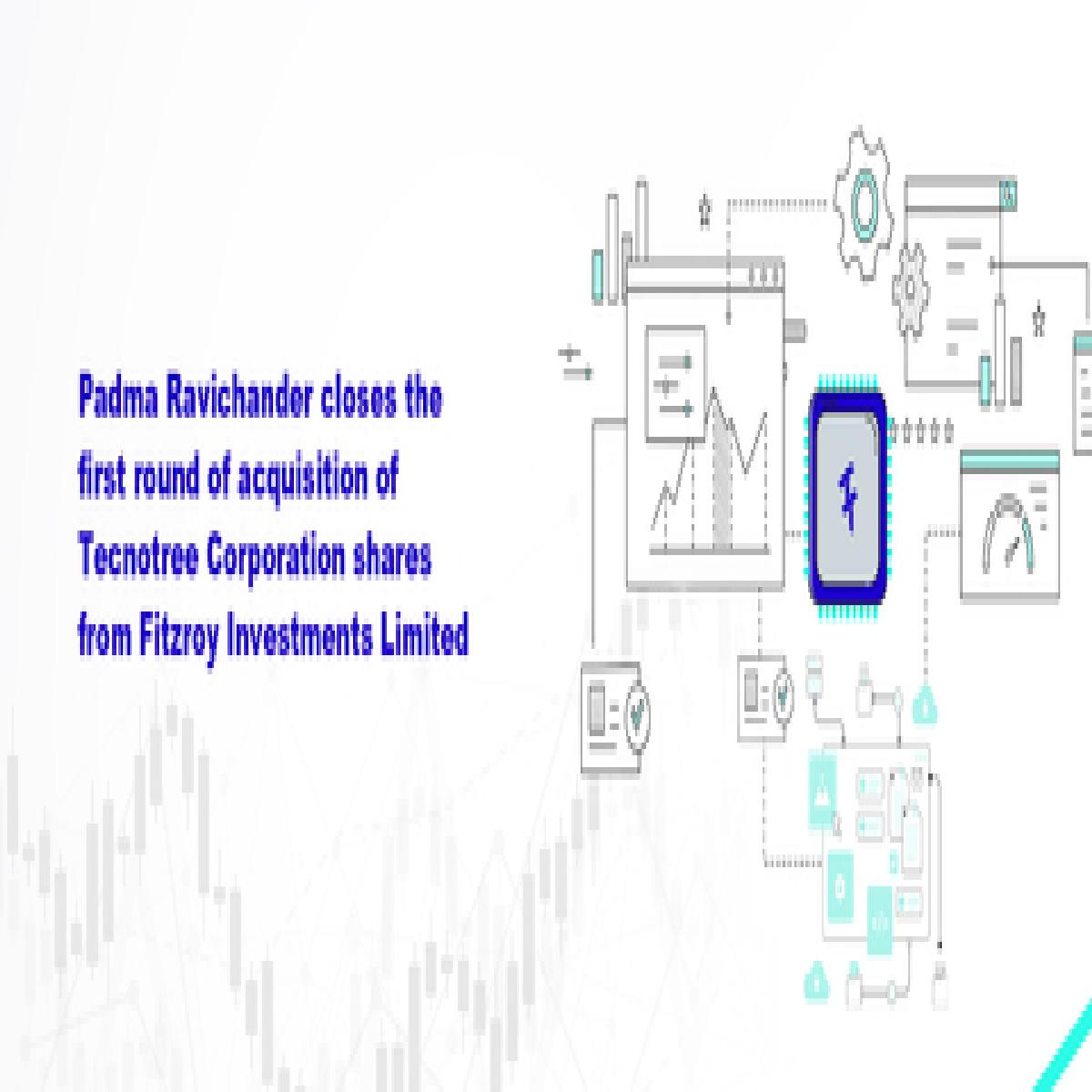 Padma Ravichander Closes the First Round of Acquisition of Tecnotree Corporation Shares from Fitzroy Investments Limited
