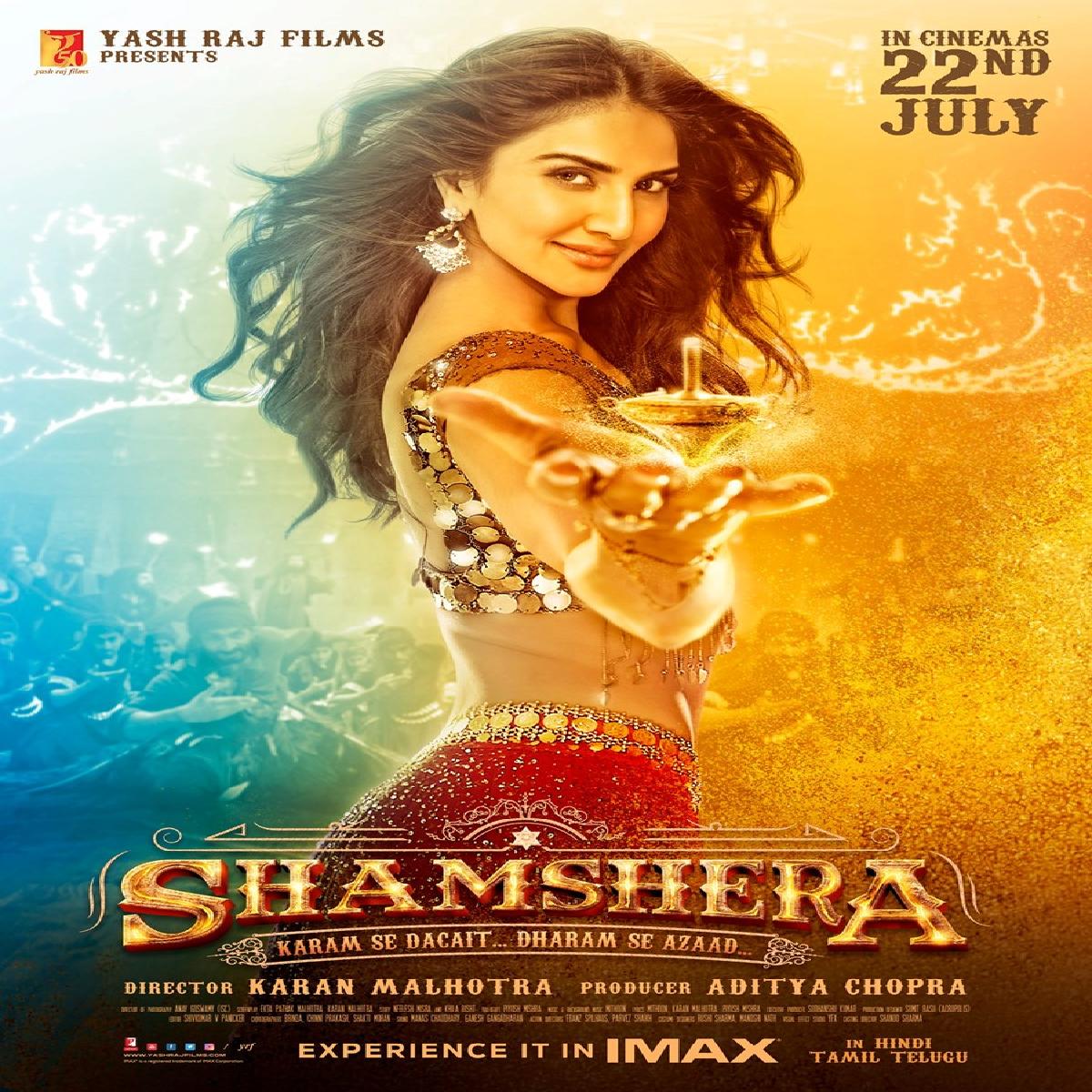 Vaani Kapoor As Sona In Shamshera, First Look Out
