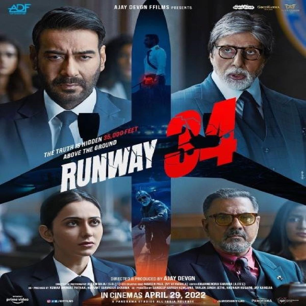 अजय देवगन और अमिताभ बच्चन की रनवे 34 का टीज़र कल होगा रिलीज