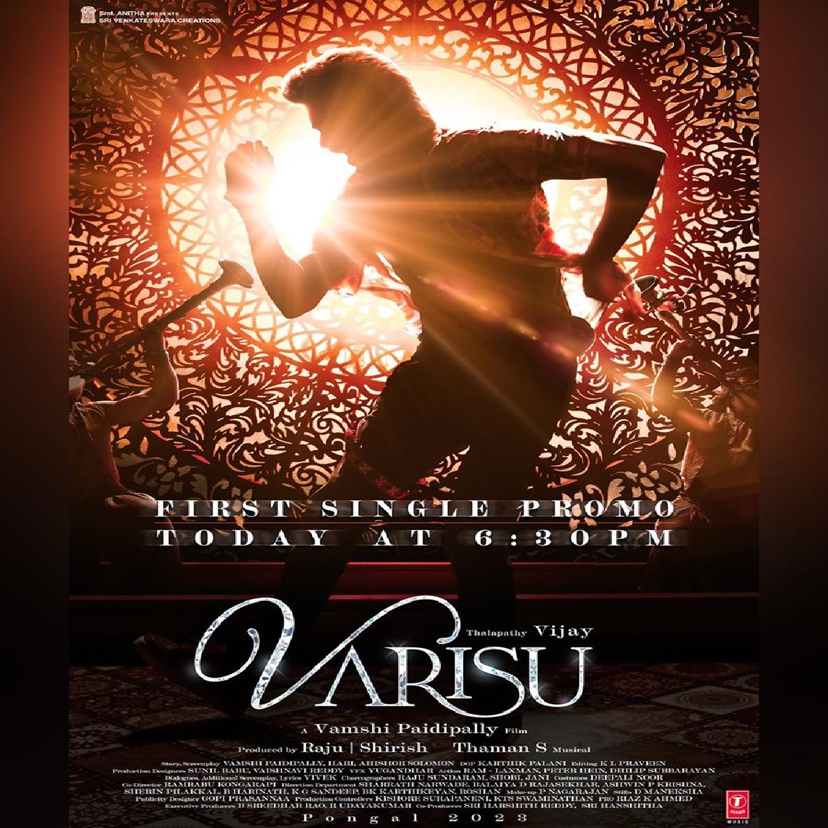 Varisu First Single Promo Out Today, Starring Vijay