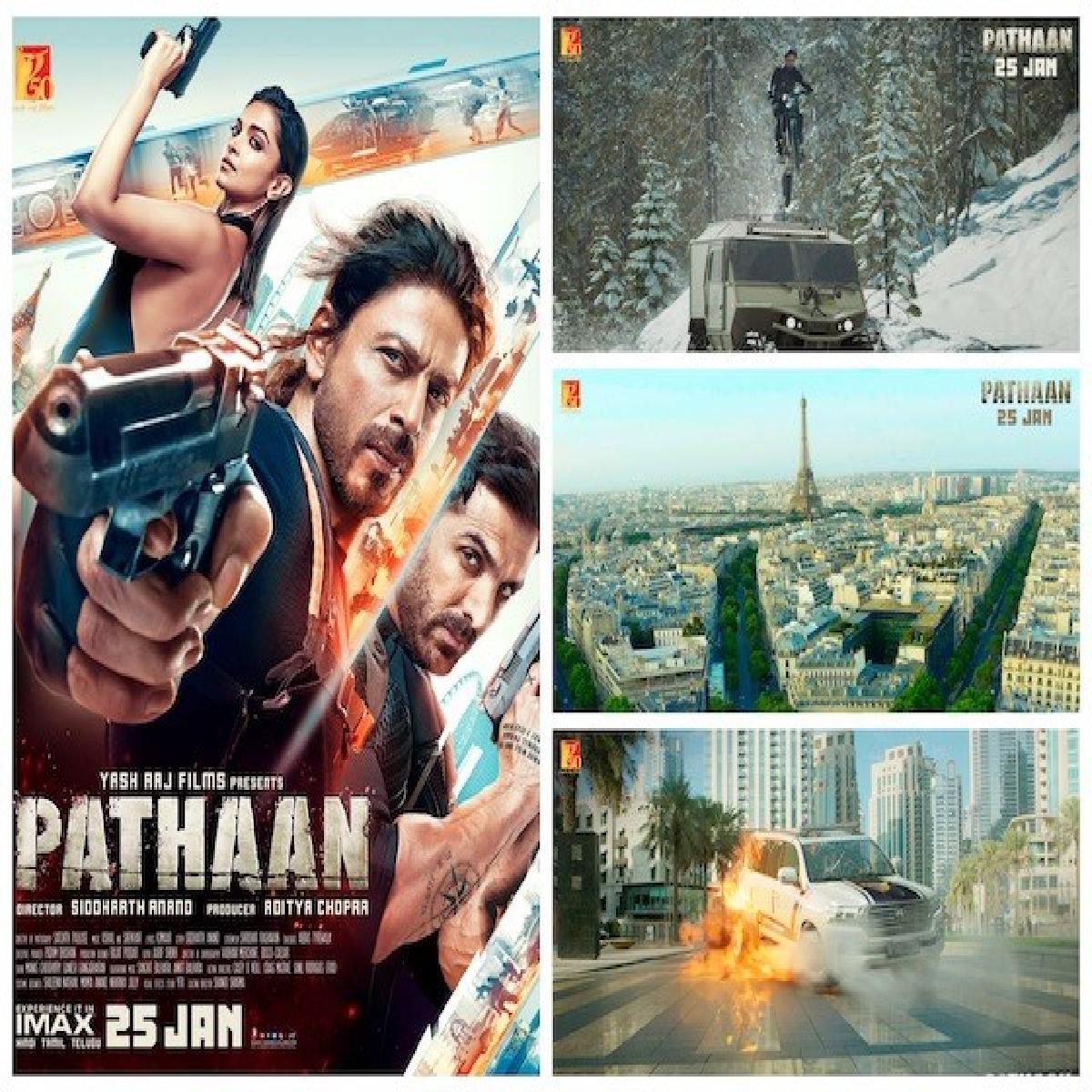 YRF Unveils Poster And New Stills From Pathaan