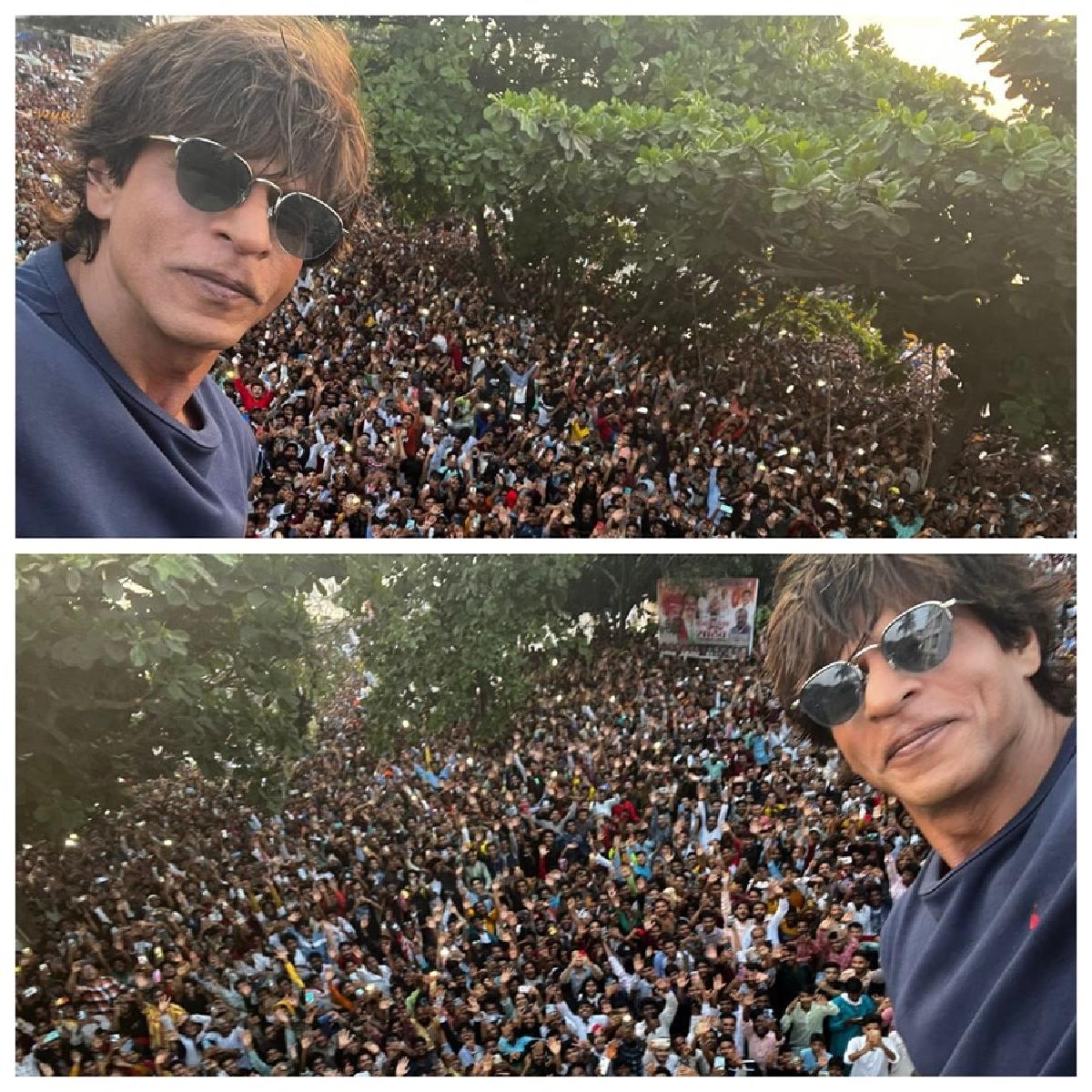 Shah Rukh Khan Meets His Fans On Eid
