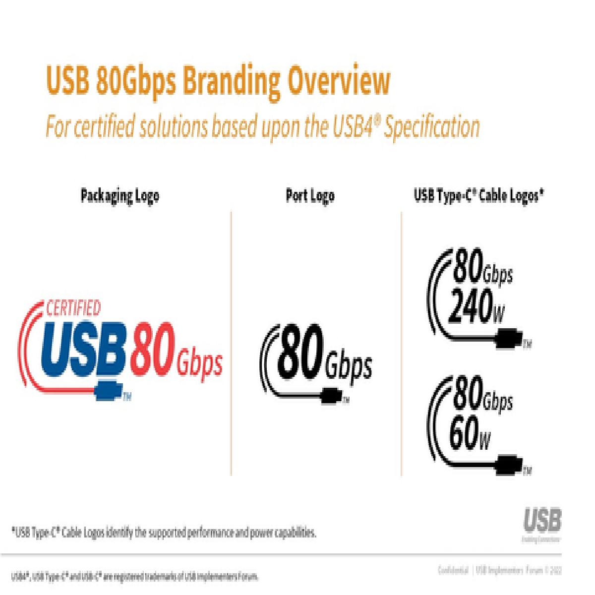 USB-IF Announces Publication of New USB4® Specification to Enable USB 80Gbps Performance