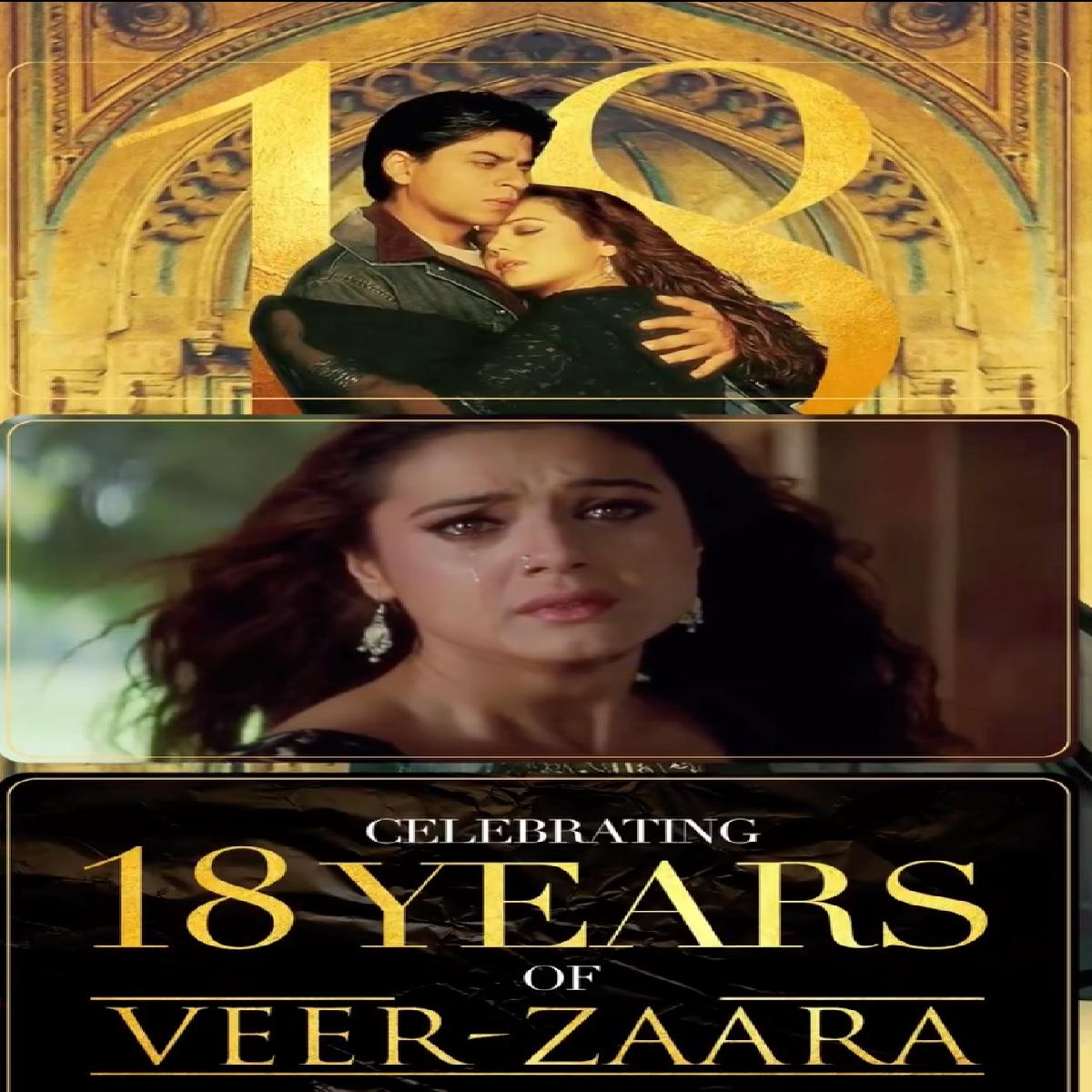 Actress Preity Zinta Celebrates 18 Years Of Veer Zaara