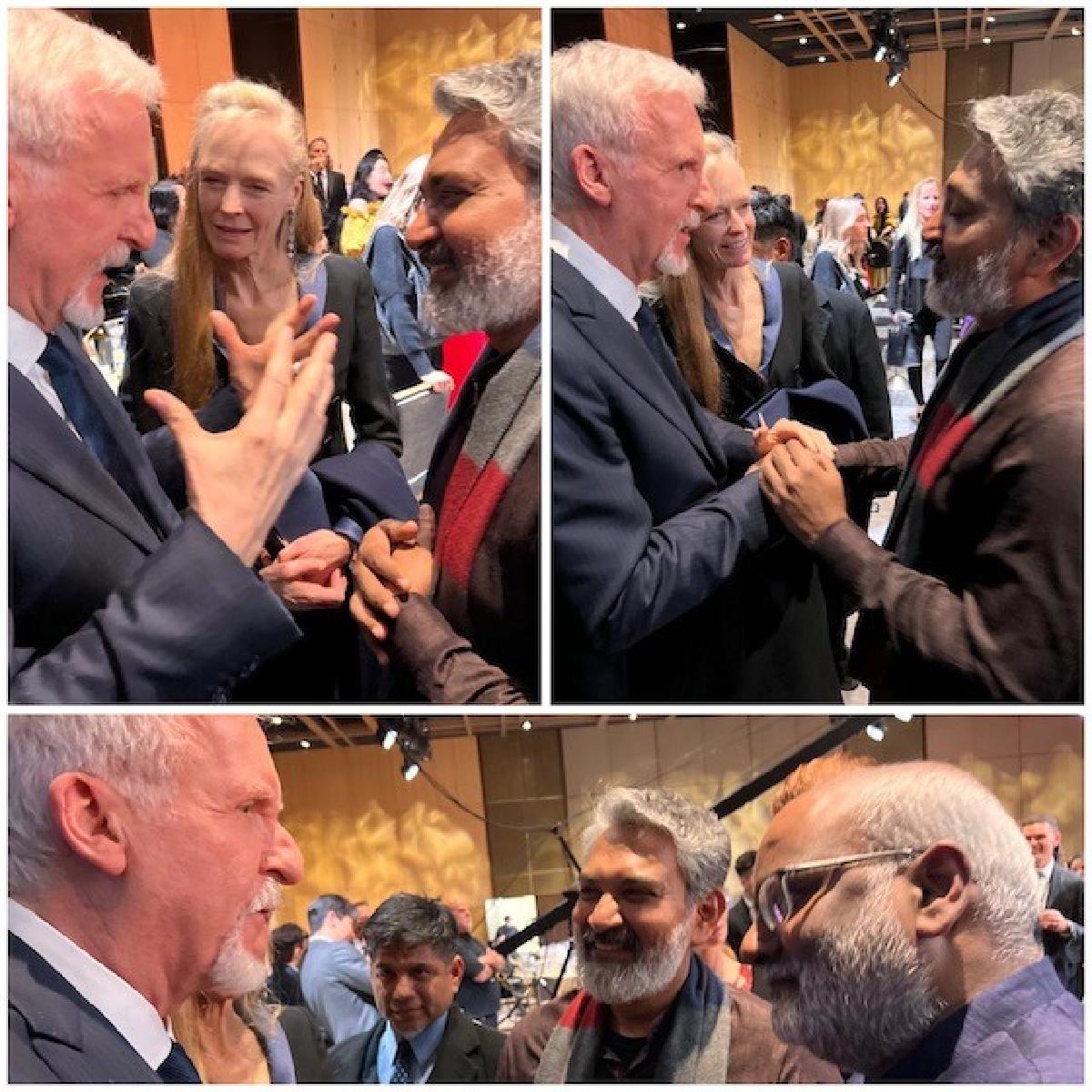SS Rajamouli Is Over The Moon Meeting James Cameron