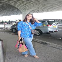 Nupur Sanon Spotted At Airport Departure-Photos