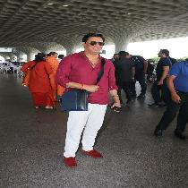 Madhur Bhandarkar Spotted At Airport Departure-Photos